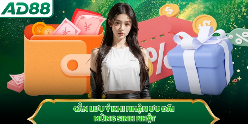 Cần lưu ý khi nhận ưu đãi mừng sinh nhật