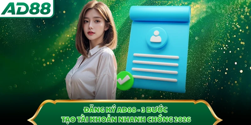 Đăng Ký AD88 - 3 Bước Tạo Tài Khoản Nhanh Chóng 2026