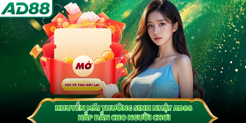 Khuyến mãi thưởng sinh nhật AD88 hấp dẫn cho người chơi