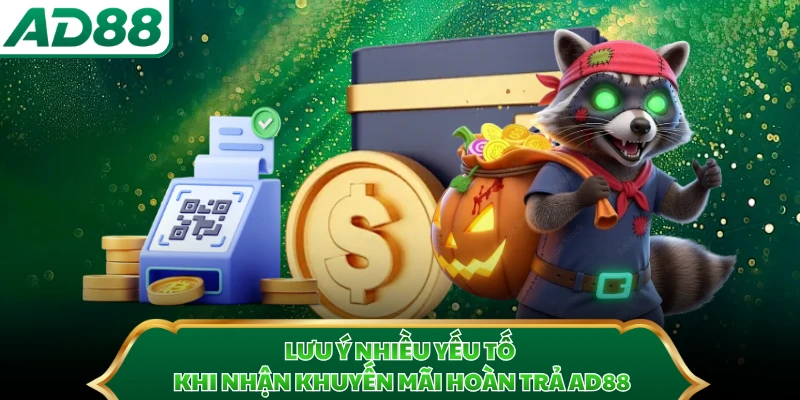 Lưu ý nhiều yếu tố khi nhận khuyến mãi hoàn trả AD88